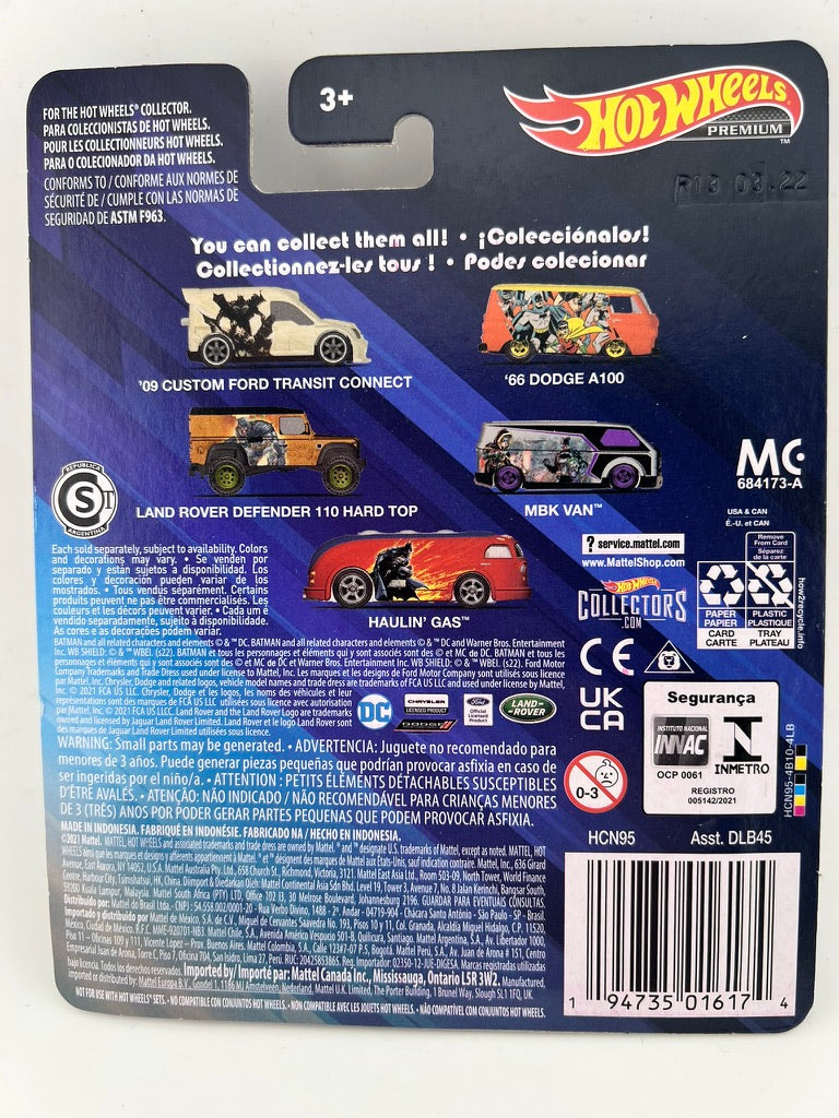 Hot Wheels Land Rover Defender 110 Hard Top – DC Batman Fishwheels