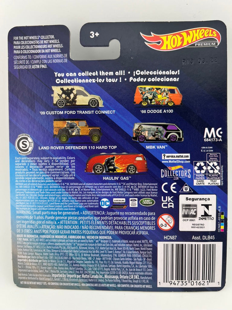 Hot Wheels MBK Van – DC Batman & The Joker Fishwheels