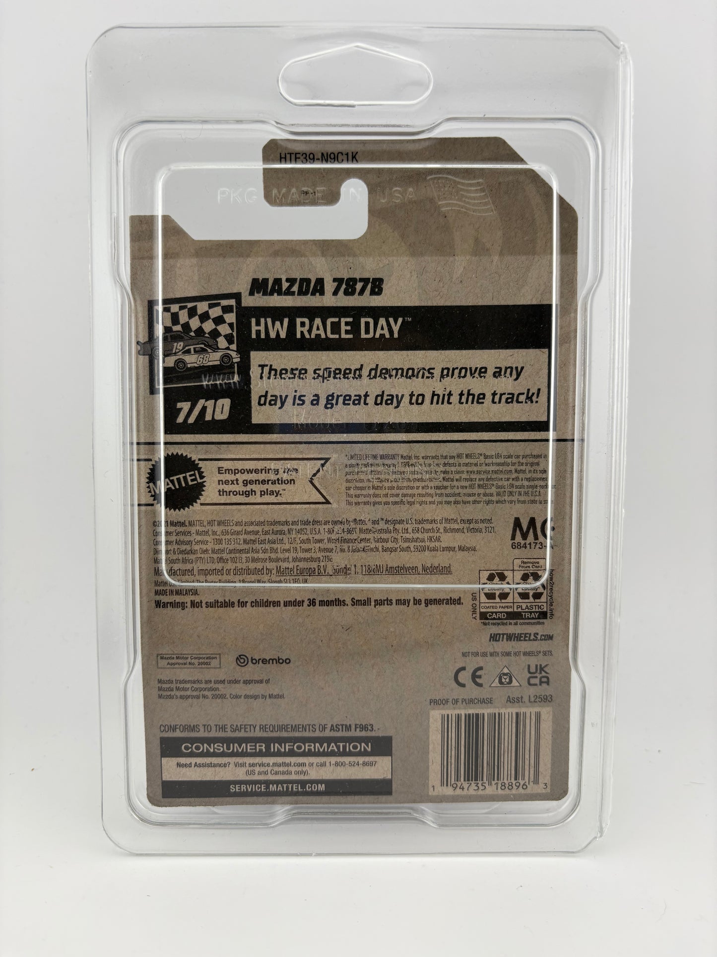 Hot Wheels Mazda 787B (Super Treasure Hunt)