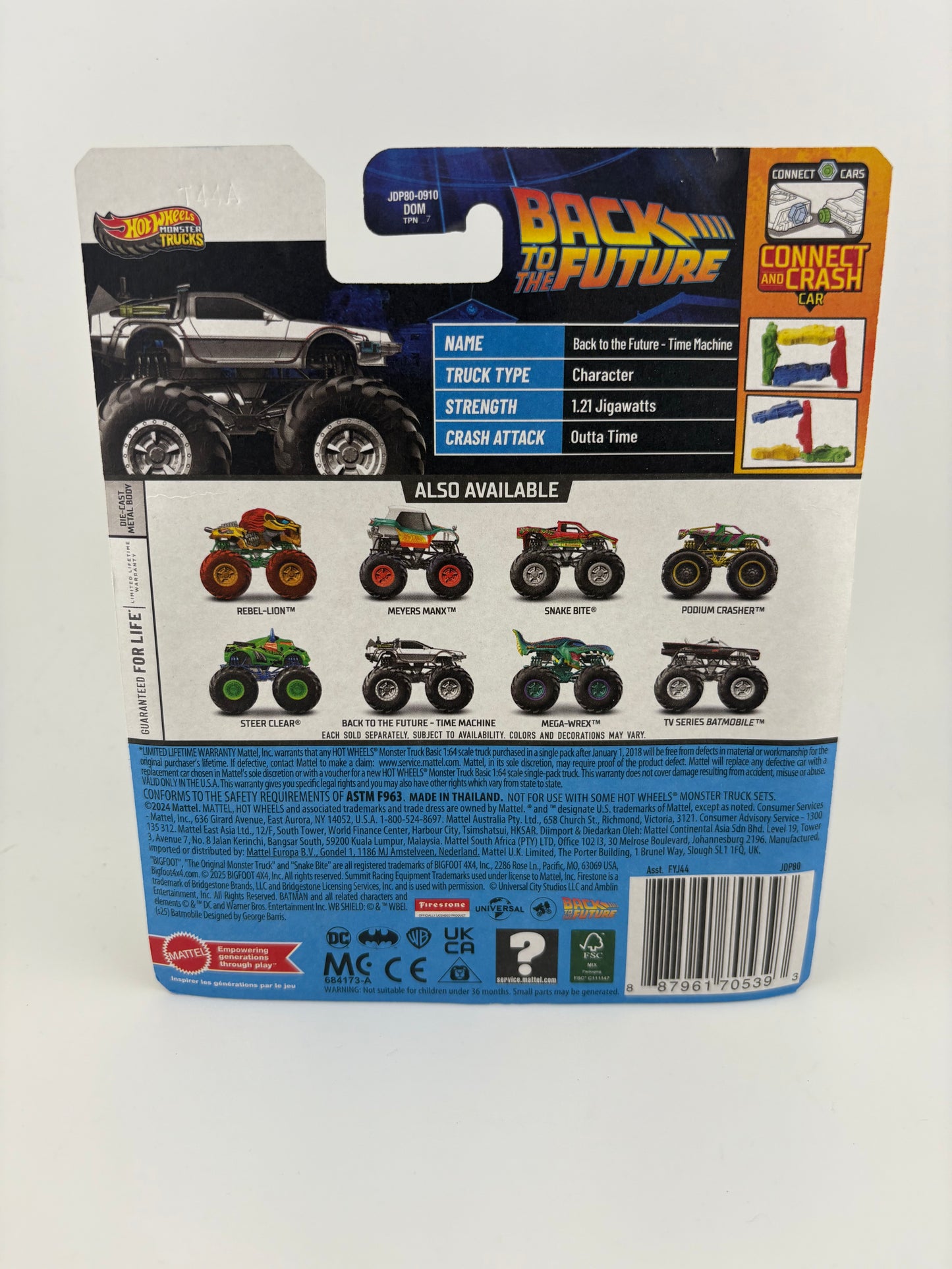Hot Wheels Monster Trucks – Back to the Future Time Machine(2025 Release)