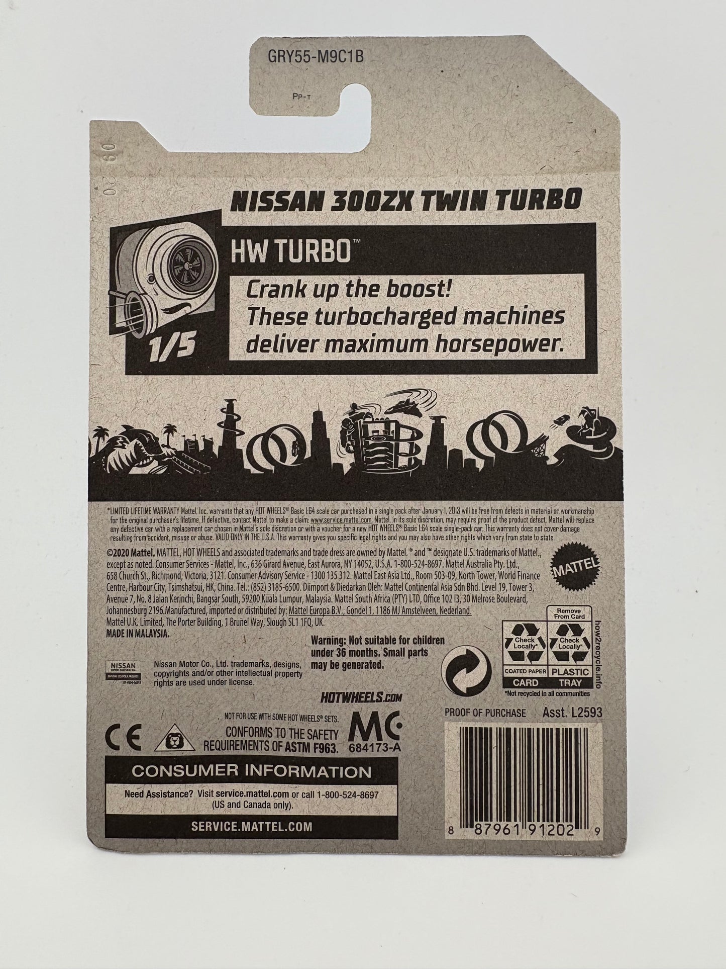 Hot Wheels Nissan 300ZX Twin Turbo – HW Turbo