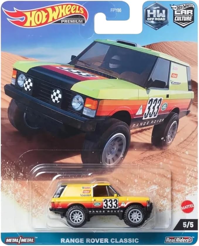 "Hot Wheels Off Road" 5 piece Set "Car Culture" Series Fishwheels