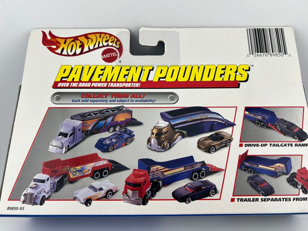 Hot Wheels Pavement Pounders – Hauler with Exclusive Car Fishwheels