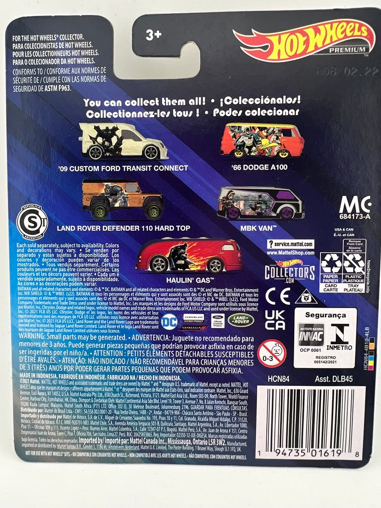 Hot Wheels Premium ’09 Custom Ford Transit Connect – DC Dark Multiverse Fishwheels