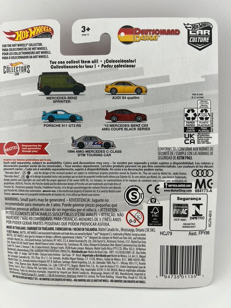 Hot Wheels Premium '12 Mercedes-Benz C63 AMG Coupe Black Series Fishwheels