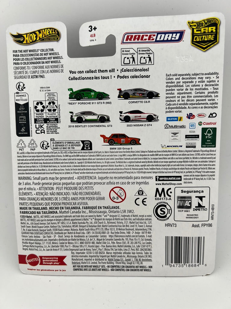 Hot Wheels Premium 2023 Nissan Z GT4 – Car Culture Race Day Fishwheels