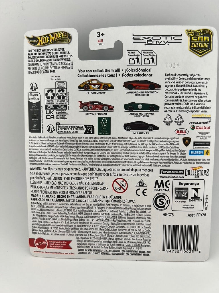 Hot Wheels Premium Aston Martin V12 Speedster – Exotic Envy (4/5) Fishwheels