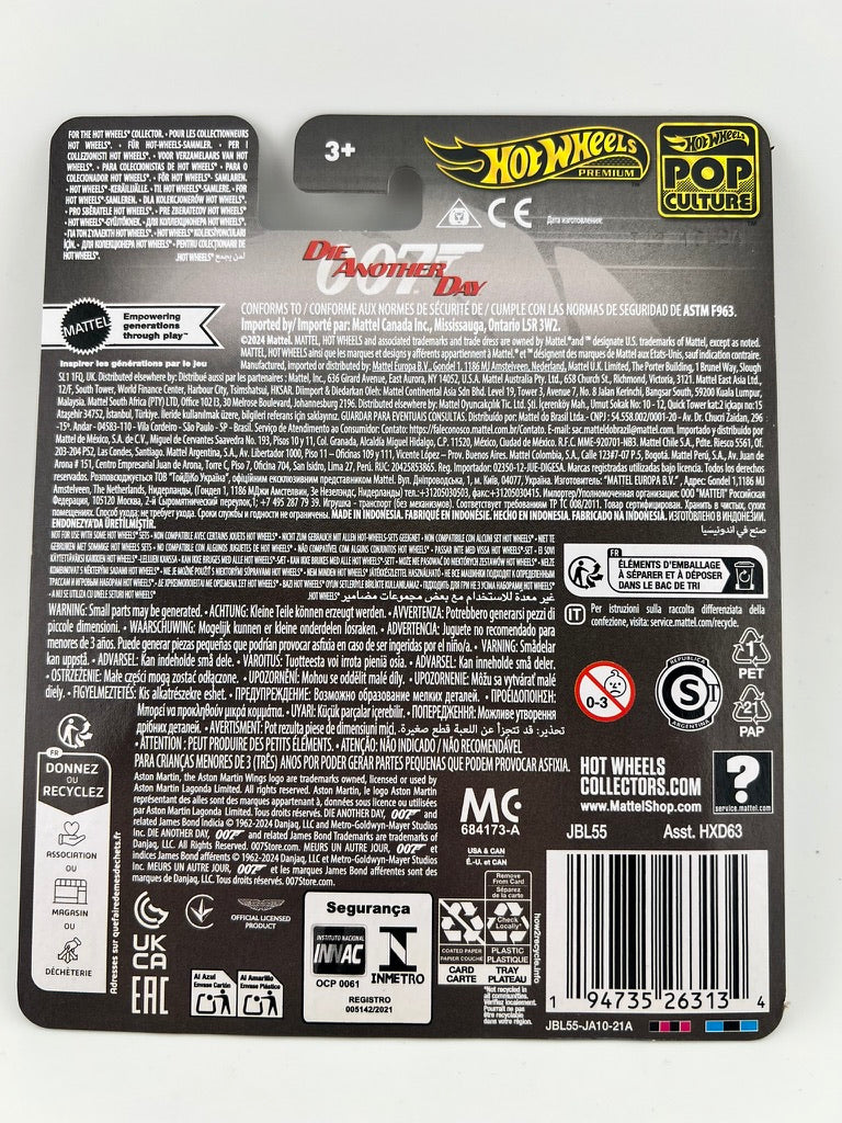 Hot Wheels Premium Aston Martin Vanquish - Die Another Day Fishwheels