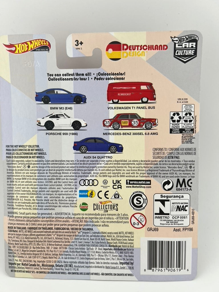 Hot Wheels Premium Audi S4 Quattro – Deutschland Design (5/5) Fishwheels