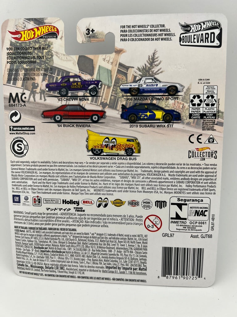 Hot Wheels Premium Boulevard 2019 Subaru WRX STI Fishwheels