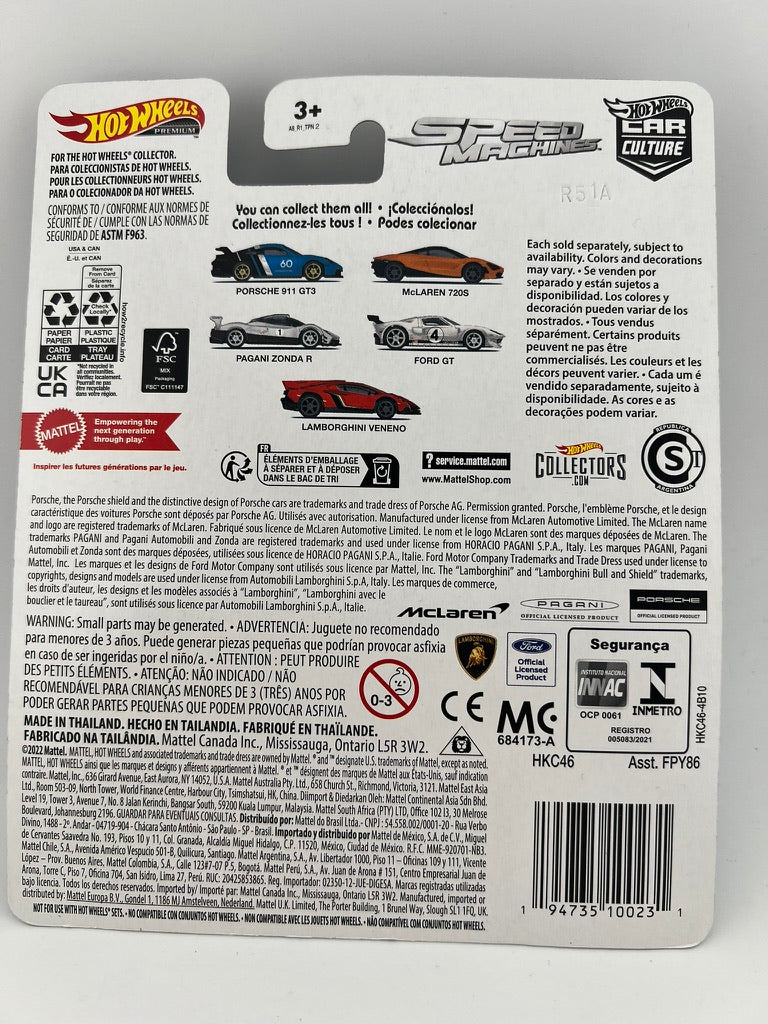 Hot Wheels Premium Car Culture Speed Machines Ford GT Fishwheels