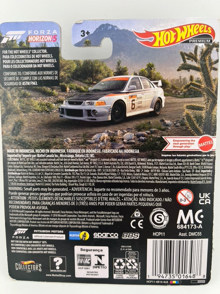 Hot Wheels Premium Forza Horizon 5 Mitsubishi Lancer Evolution VI Fishwheels