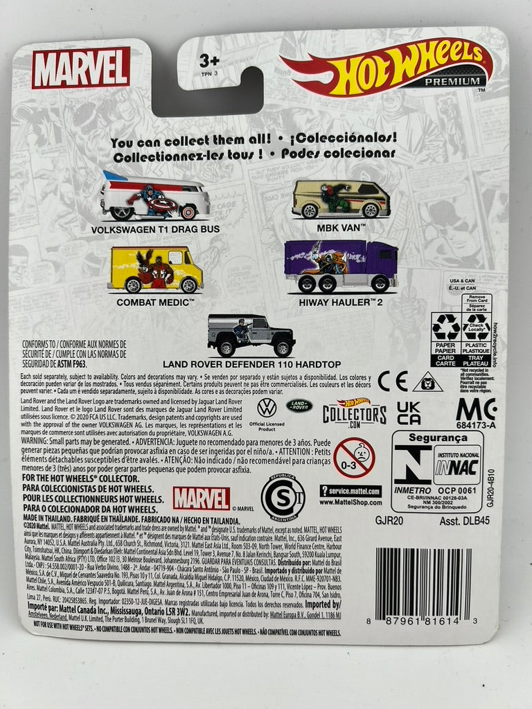 Hot Wheels Premium MBK Van – Marvel Captain America Fishwheels