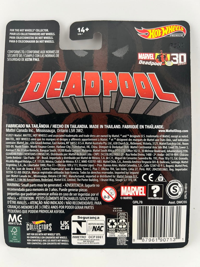 Hot Wheels Premium – Marvel Deadpool Scooter Fishwheels