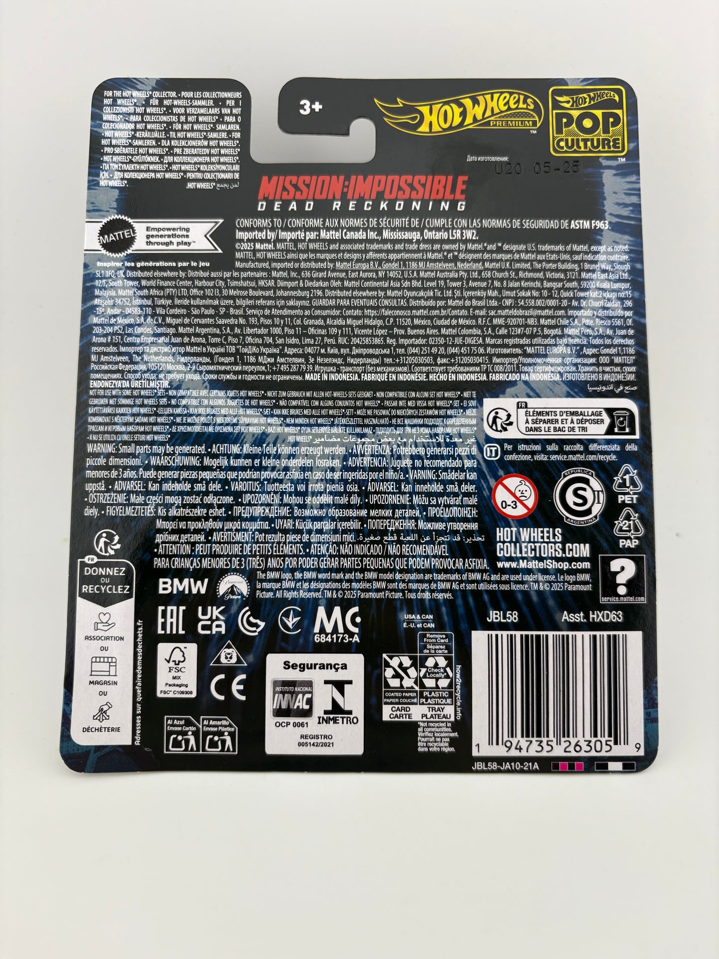 Hot Wheels Premium Pop Culture – 2021 BMW M5 (Mission: Impossible – Dead Reckoning)