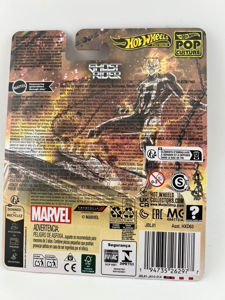 Hot Wheels Premium Pop Culture – Ghost Rider Charger Fishwheels