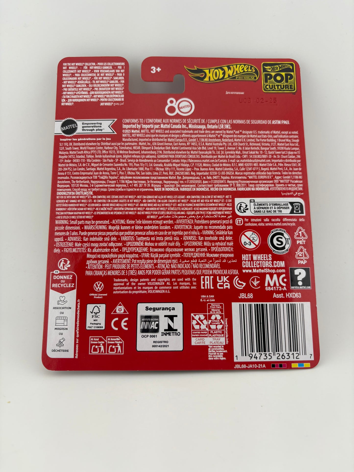 Hot Wheels Premium Pop Culture – Kool Kombi (Mattel 80th Anniversary Edition)