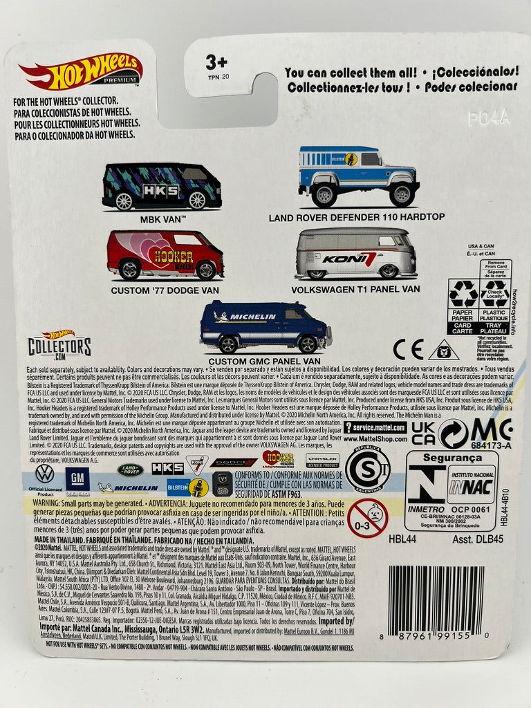 Hot Wheels Premium Rover Defender 110 Hardtop – Bilstein Livery Fishwheels