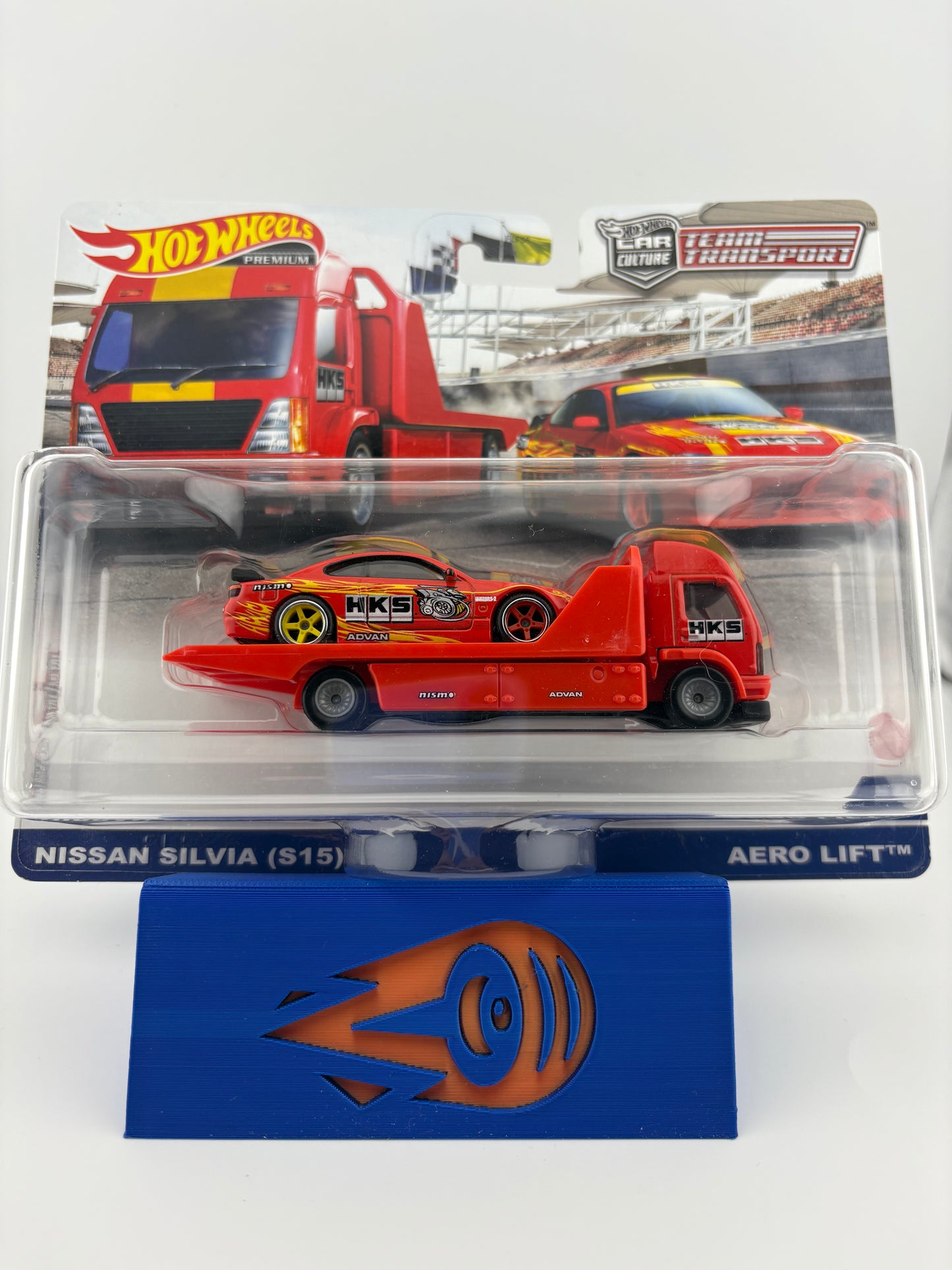 Hot Wheels Premium Team Transport – Nissan Silvia (S15) & Aero Lift