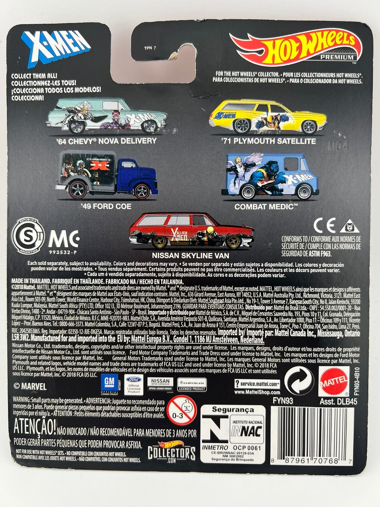 Hot Wheels Premium X-Men '64 Chevy Nova Delivery Fishwheels