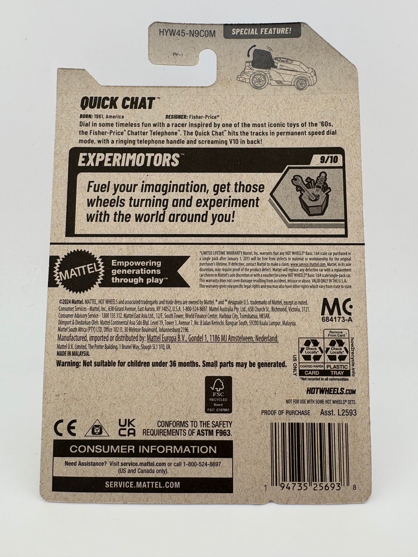 Hot Wheels – Quick Chat (Experimotors)