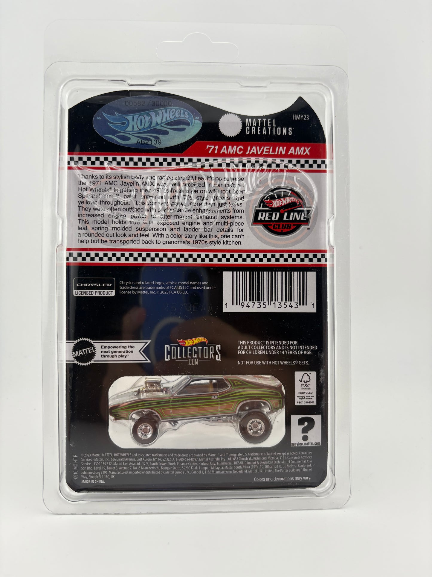 Hot Wheels RLC Exclusive – ’71 AMC Javelin AMX