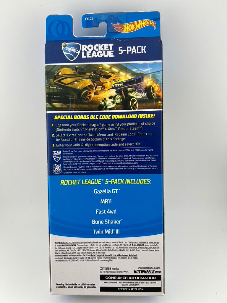 Hot Wheels Rocket League 5-Pack Fishwheels