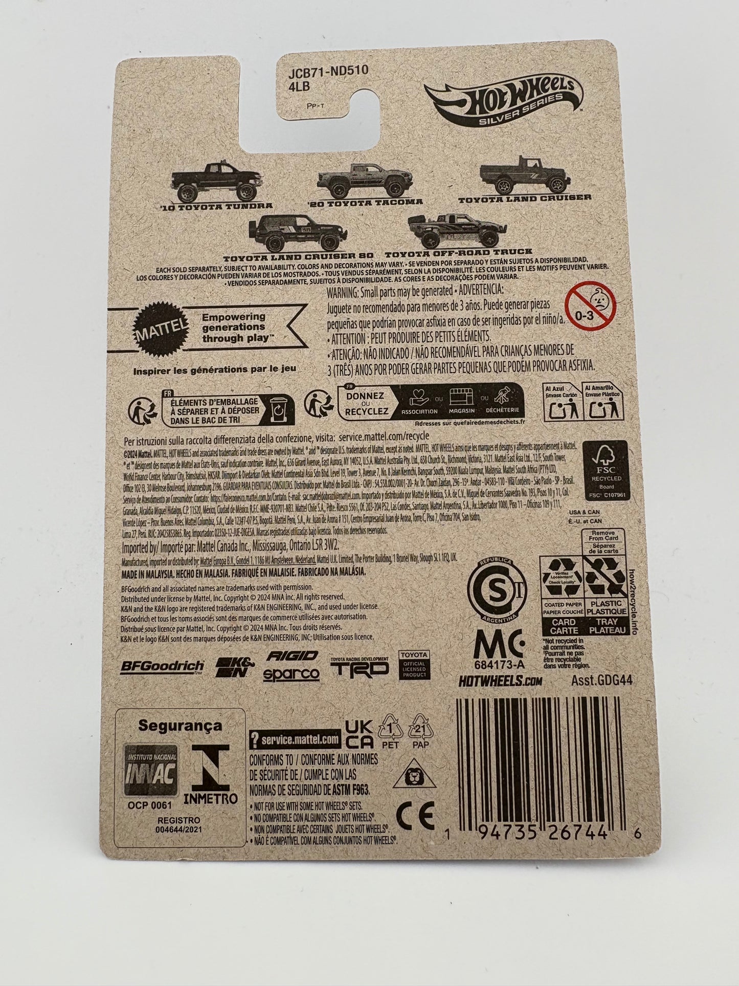 Hot Wheels Silver Series – ’10 Toyota Tundra (1/5)