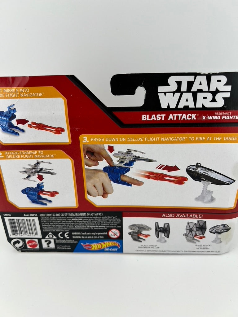 Hot Wheels Star Wars Blast Attack Resistance X-Wing Fighter Fishwheels