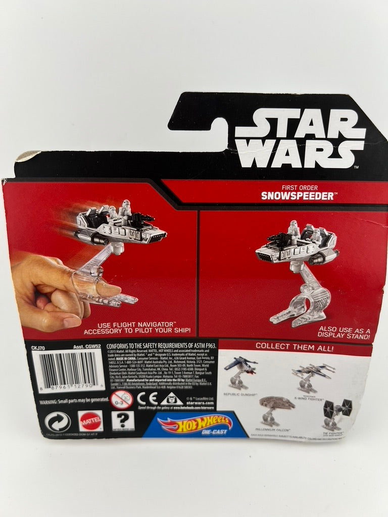 Hot Wheels Star Wars First Order Snowspeeder Fishwheels
