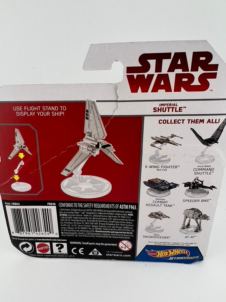 Hot Wheels Star Wars Imperial Shuttle Fishwheels