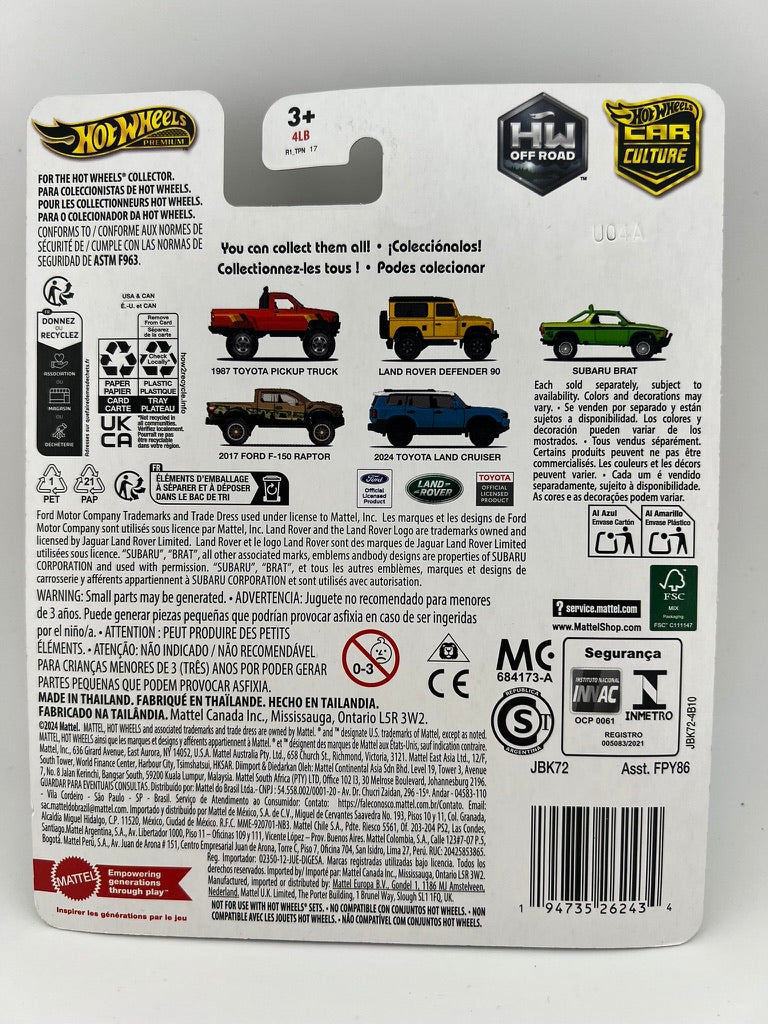 Hot Wheels Subaru Brat – Car Culture Off Road Fishwheels