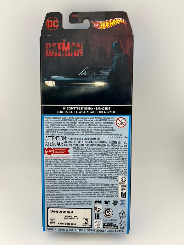 Hot Wheels "The Batman" 5-Car Gift Pack Fishwheels