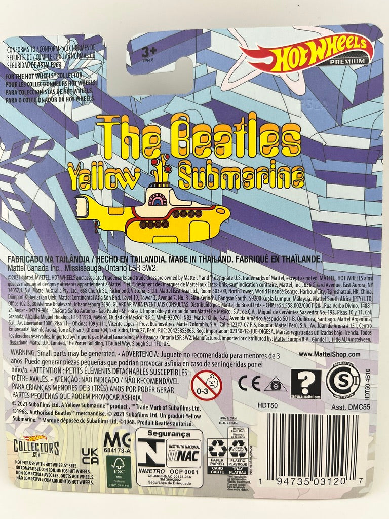 Hot Wheels The Beatles Yellow Submarine – Premium Edition Fishwheels