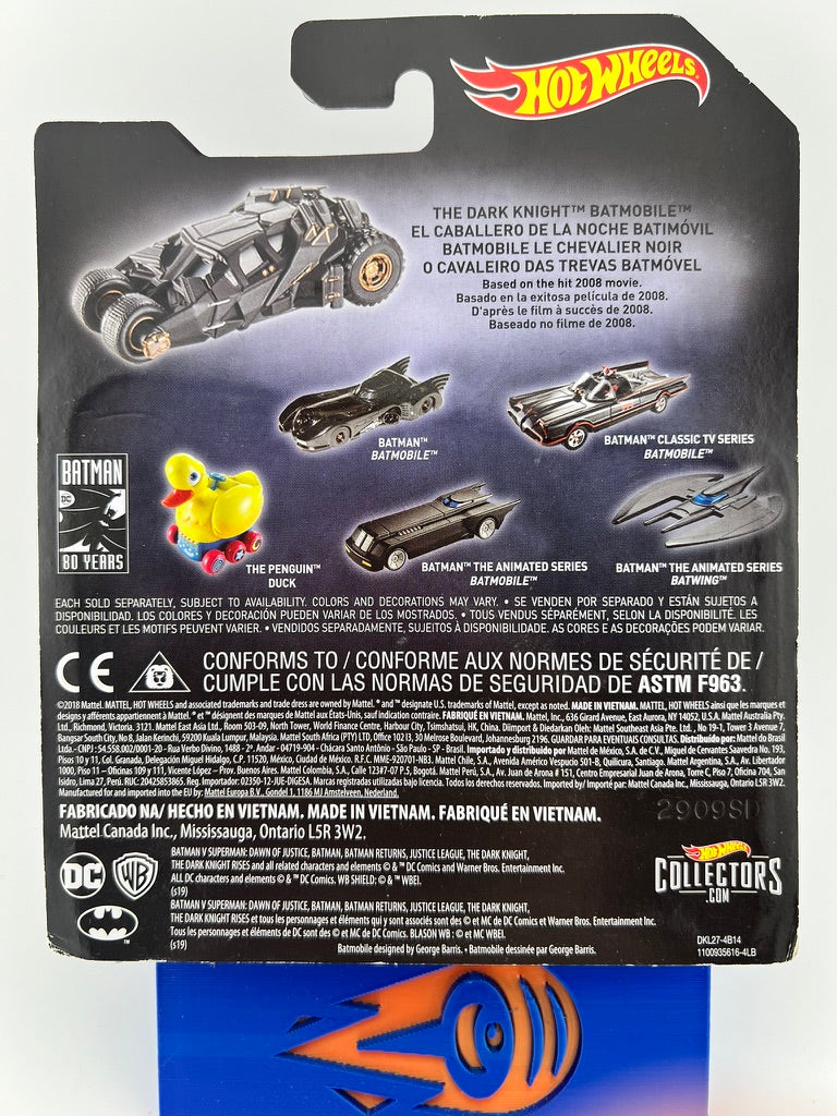 Hot Wheels The Dark Knight Batmobile – 1:64 Scale Fishwheels