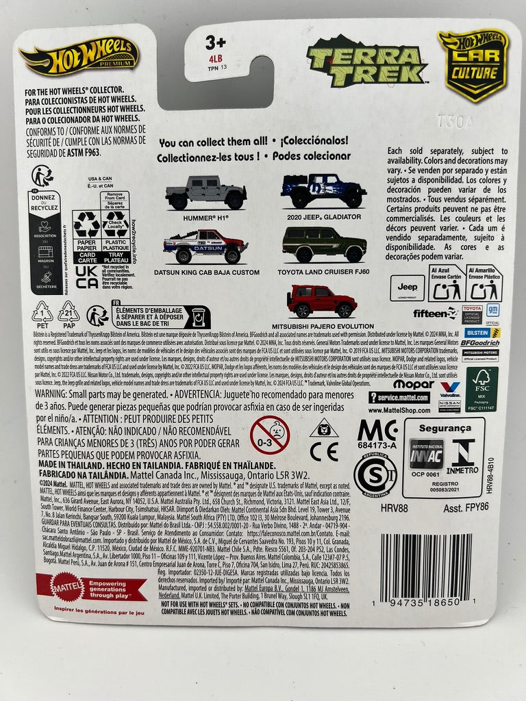 Hot Wheels Toyota Land Cruiser FJ60 – Car Culture Terra Trek Fishwheels