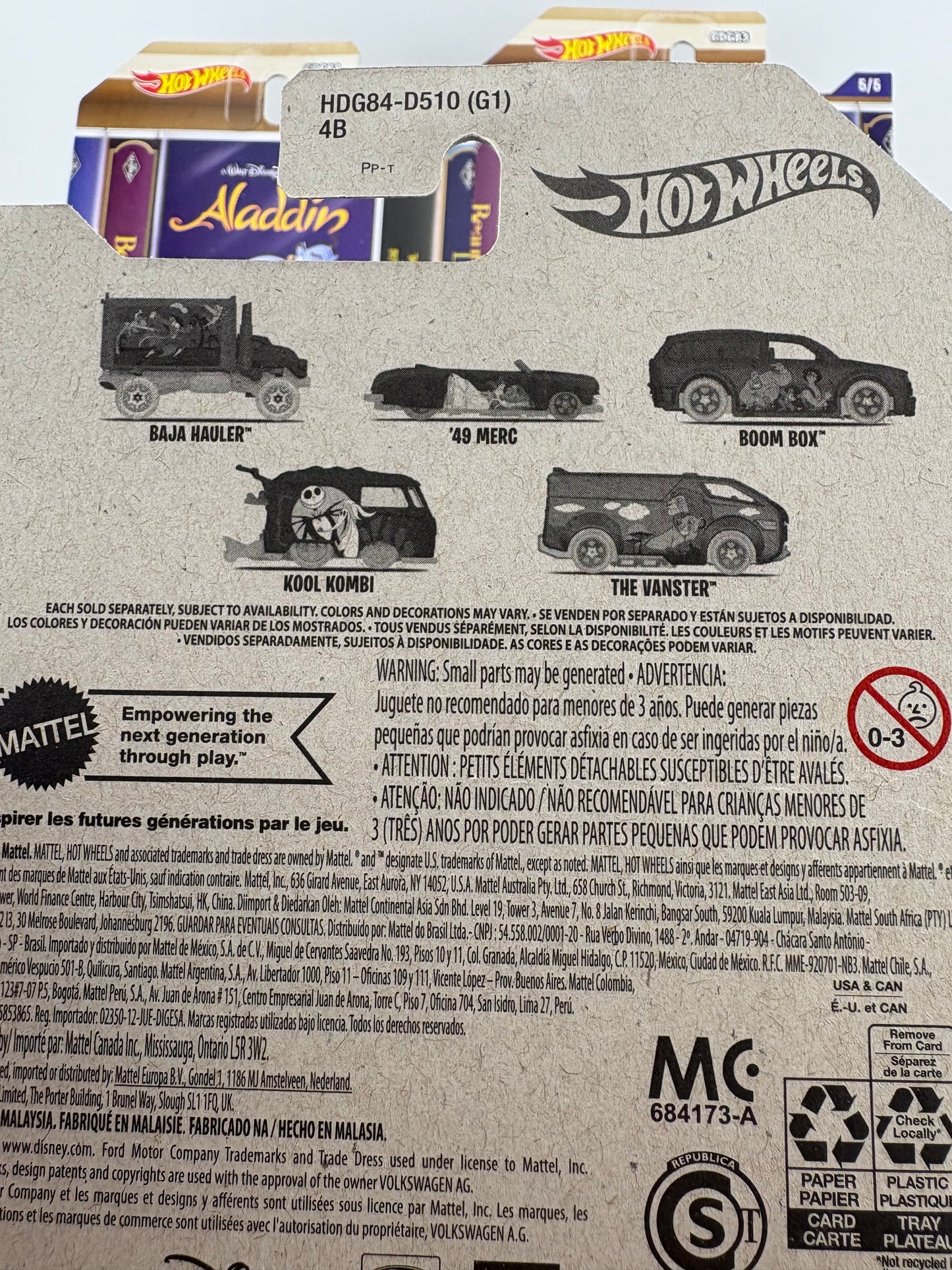 Hot Wheels x Disney – Character Cars VHS Cover Series