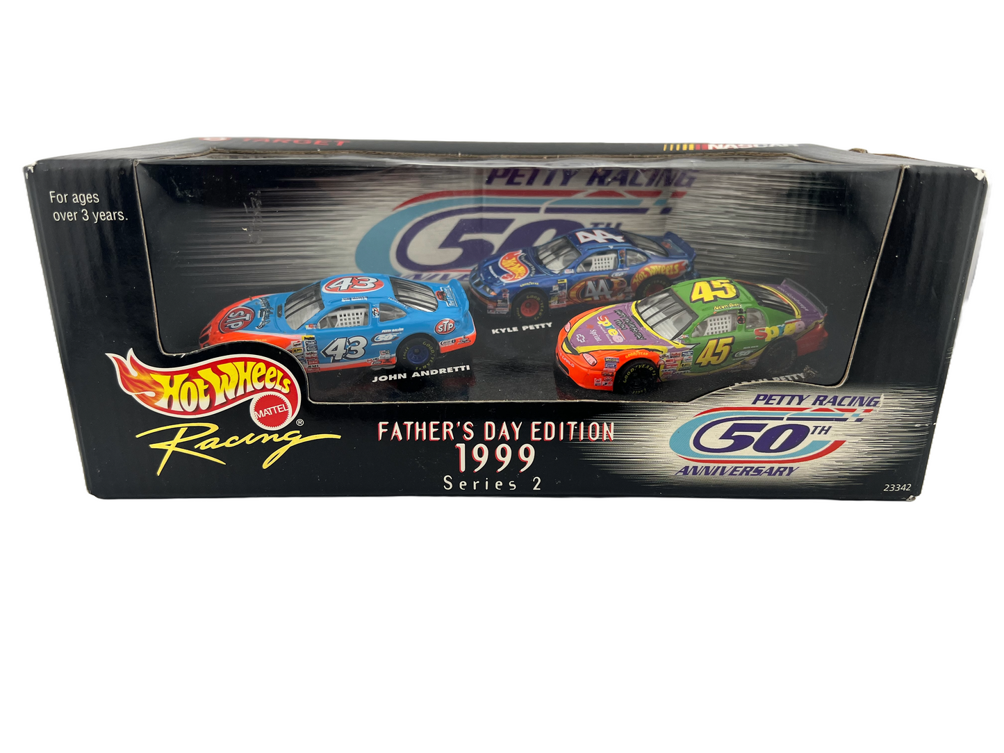 Hot Wheels 1999 Petty Racing 3-Car Father's Day Edition NASCAR 1/64 Diecast