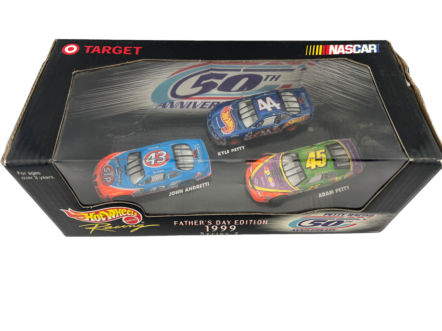 Hot Wheels 1999 Petty Racing 3-Car Father's Day Edition NASCAR 1/64 Diecast