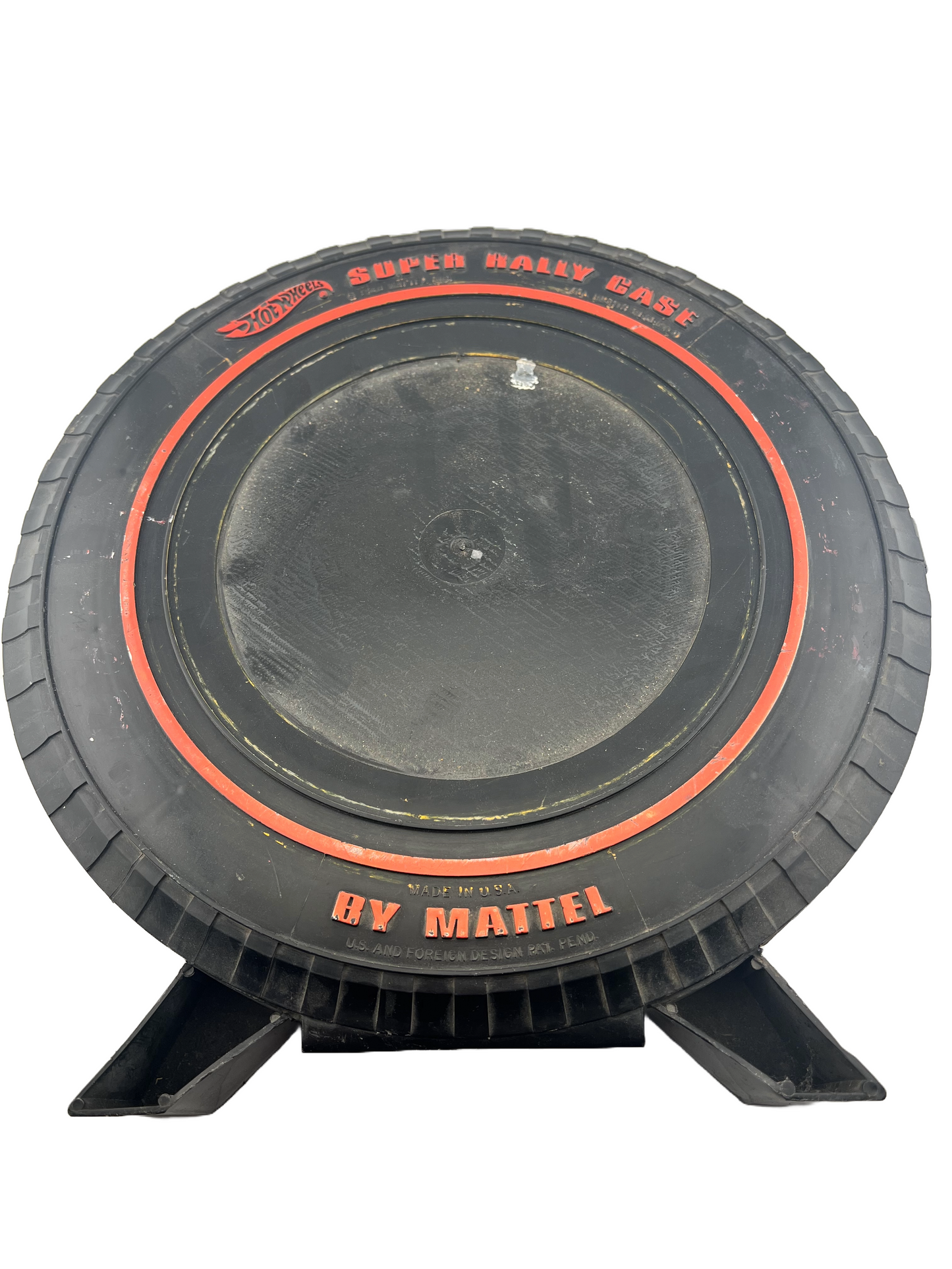 1968 HOT WHEELS 24 CAR SUPER RALLY RED LINE CASE BY MATTEL