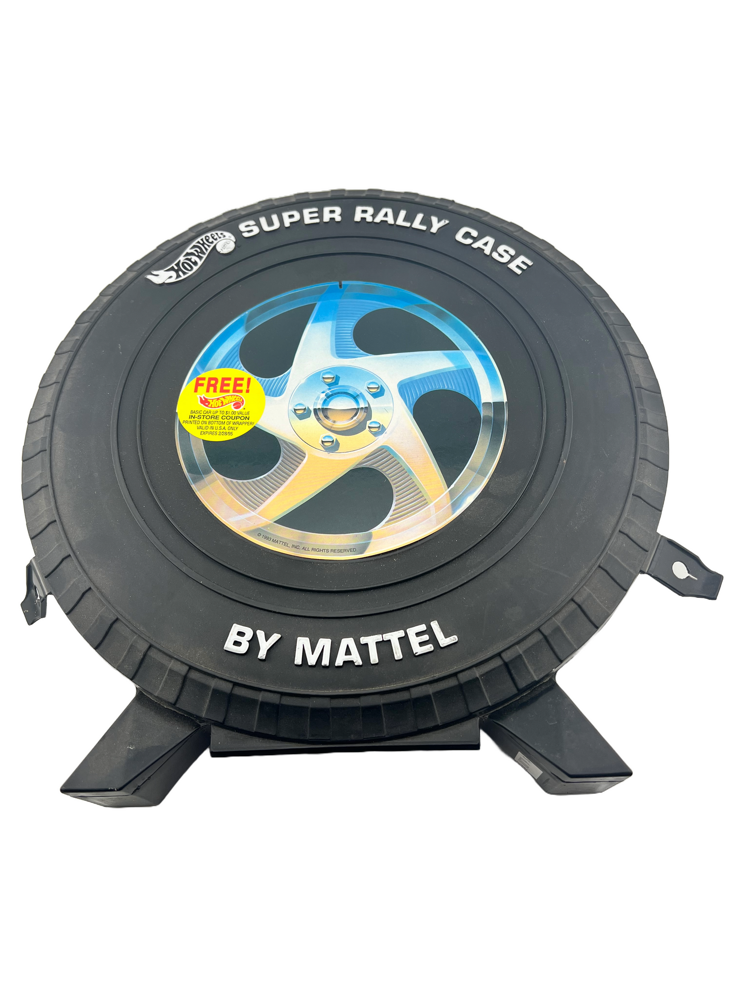Vintage 1993 Mattel HOT WHEELS Super Rally Case Car Carry Case
