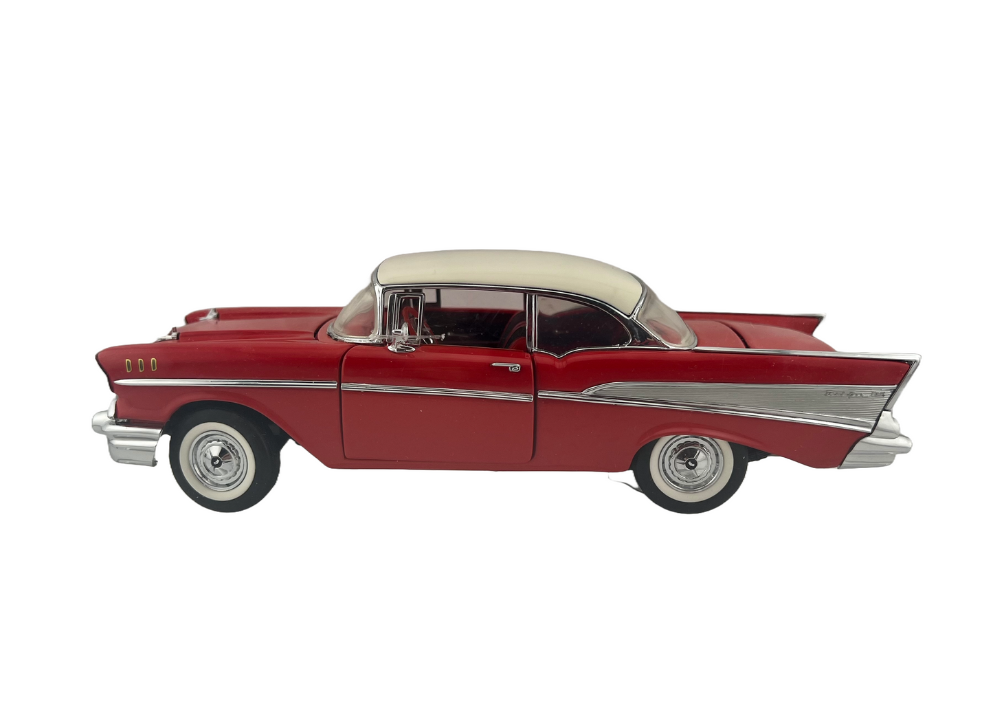 Franklin Mint 1:24 1957 Red Chevrolet Bel Air Diecast Precision Hand Made