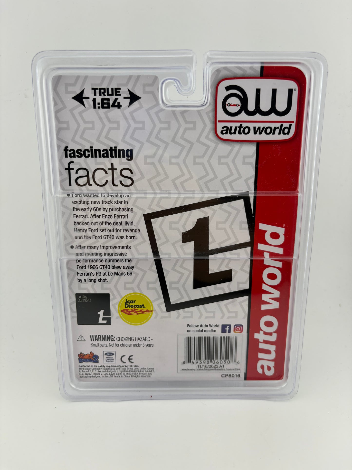 Auto World 1966 Ford GT40 – Limited Edition 1 of 2,496