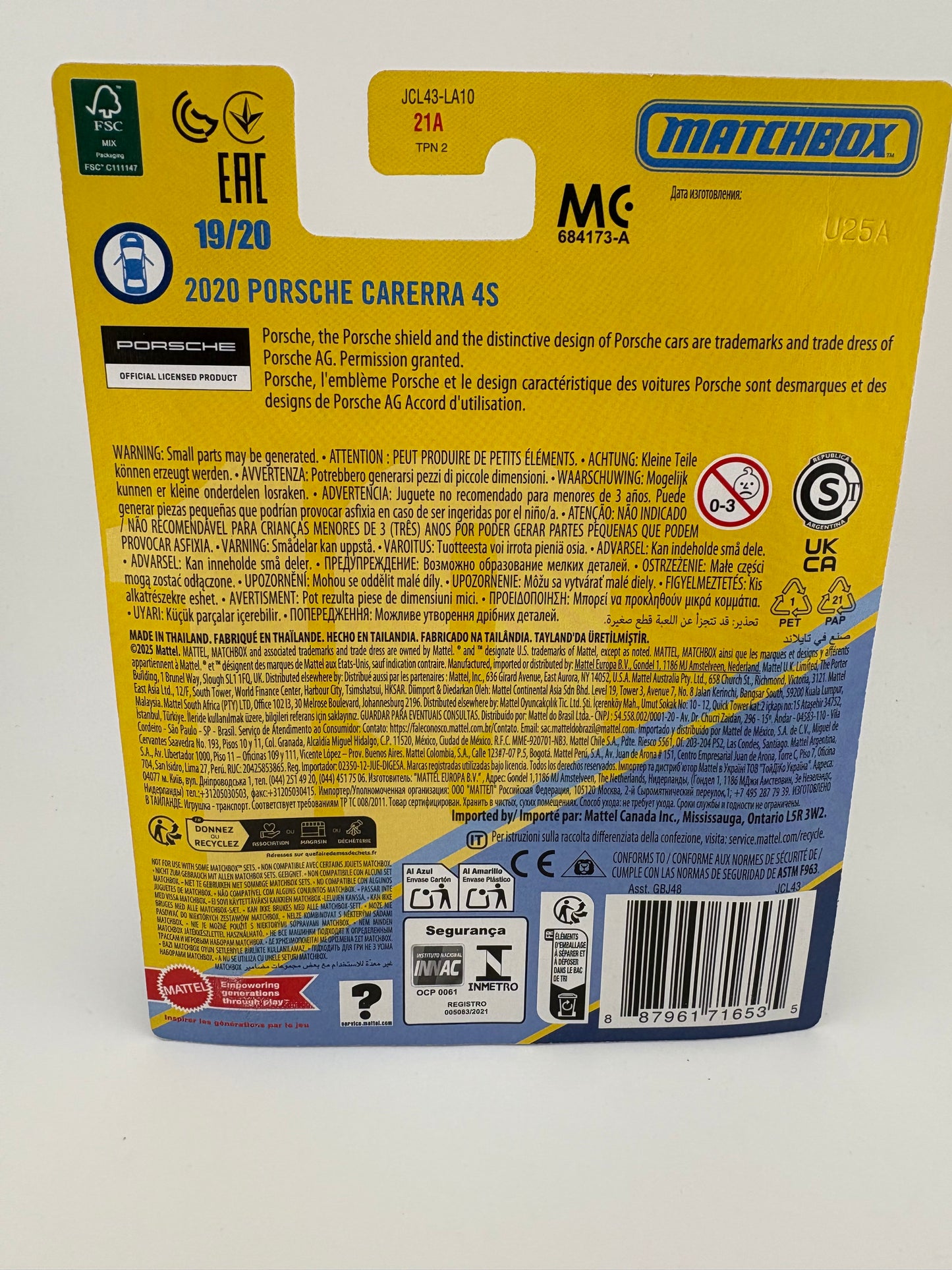 Matchbox Collectors – 2020 Porsche Carrera 4S