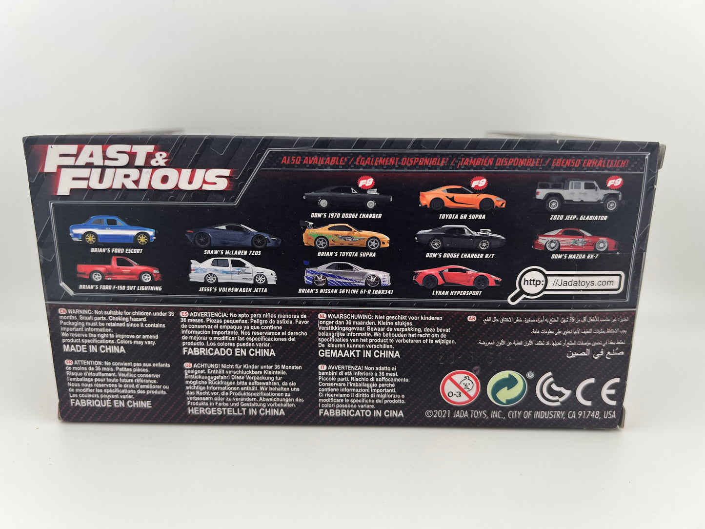 Jada Dom's Buick Grand National Fast & Furious 1:32 Scale Fishwheels