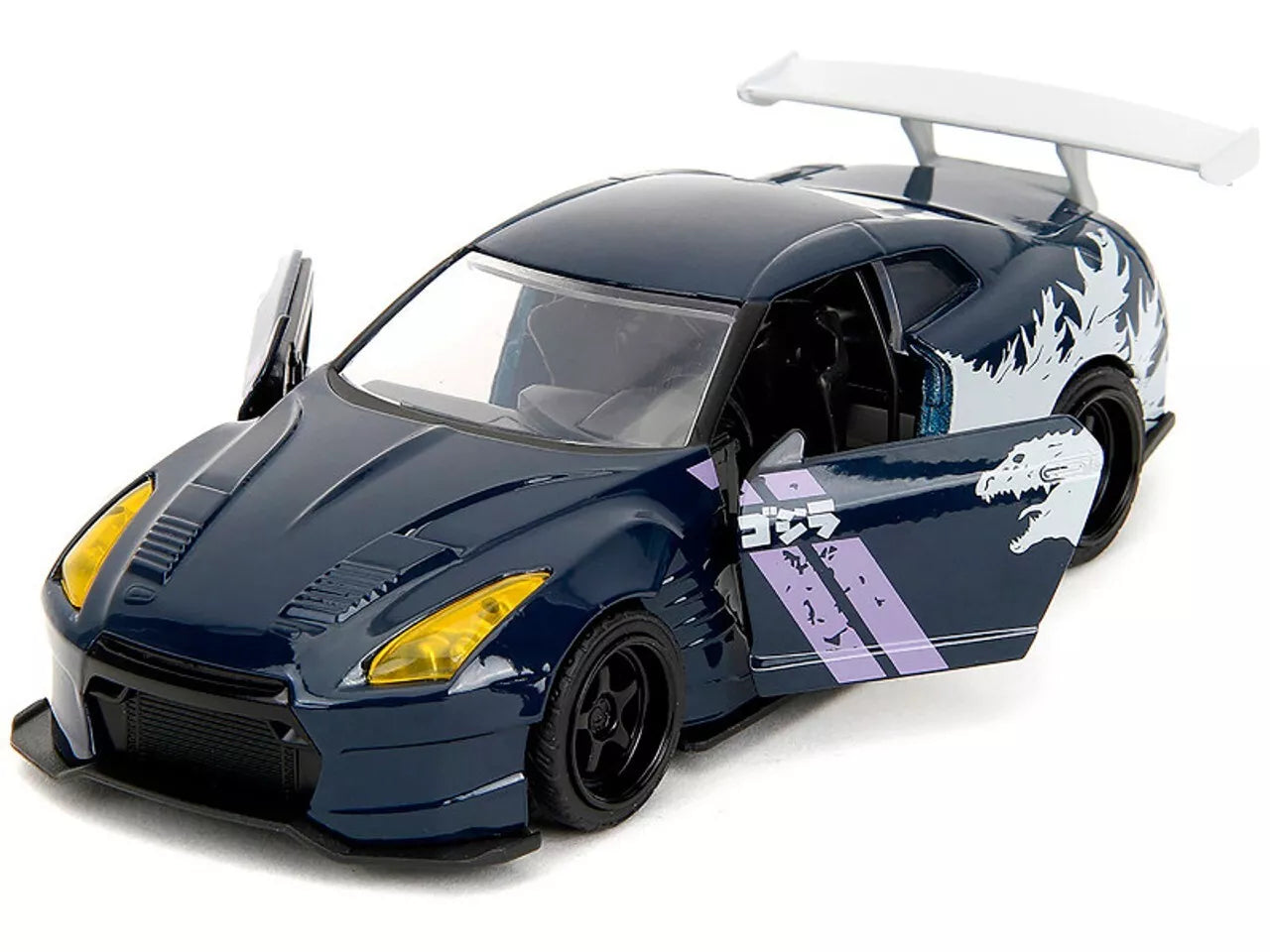 Jada Godzilla 2009 Nissan GT-R (R35) Ben Sopra 1:32 Fishwheels