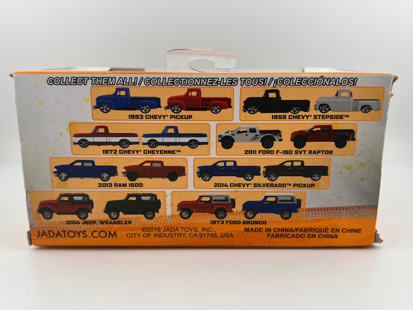 Jada Just Trucks 1:32 Diecast 1956 Ford F-100 Step Side Pick Up 1:32 Scale Fishwheels