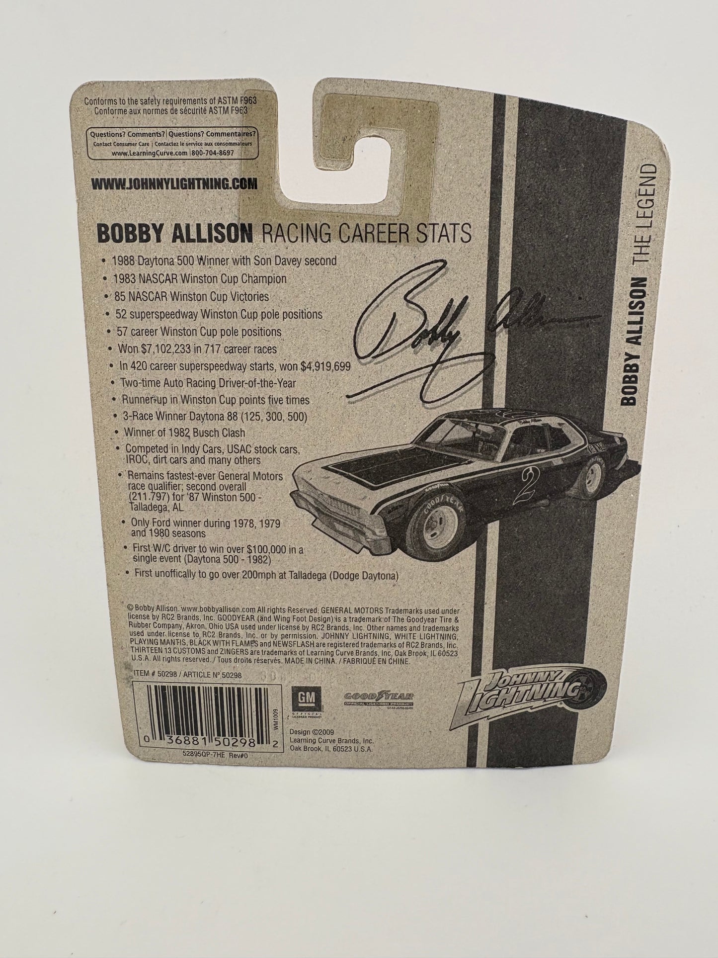 Johnny Lightning – Bobby Allison Chevy Nova #2