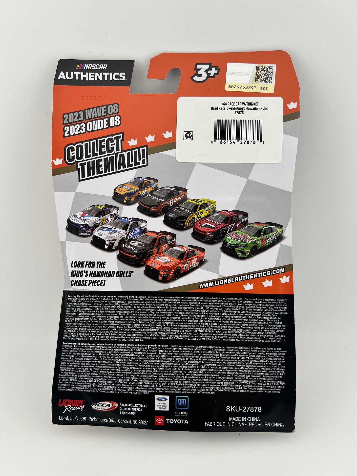 NASCAR Authentics Brad Keselowski #6 King's Hawaiian 1:64 Fishwheels