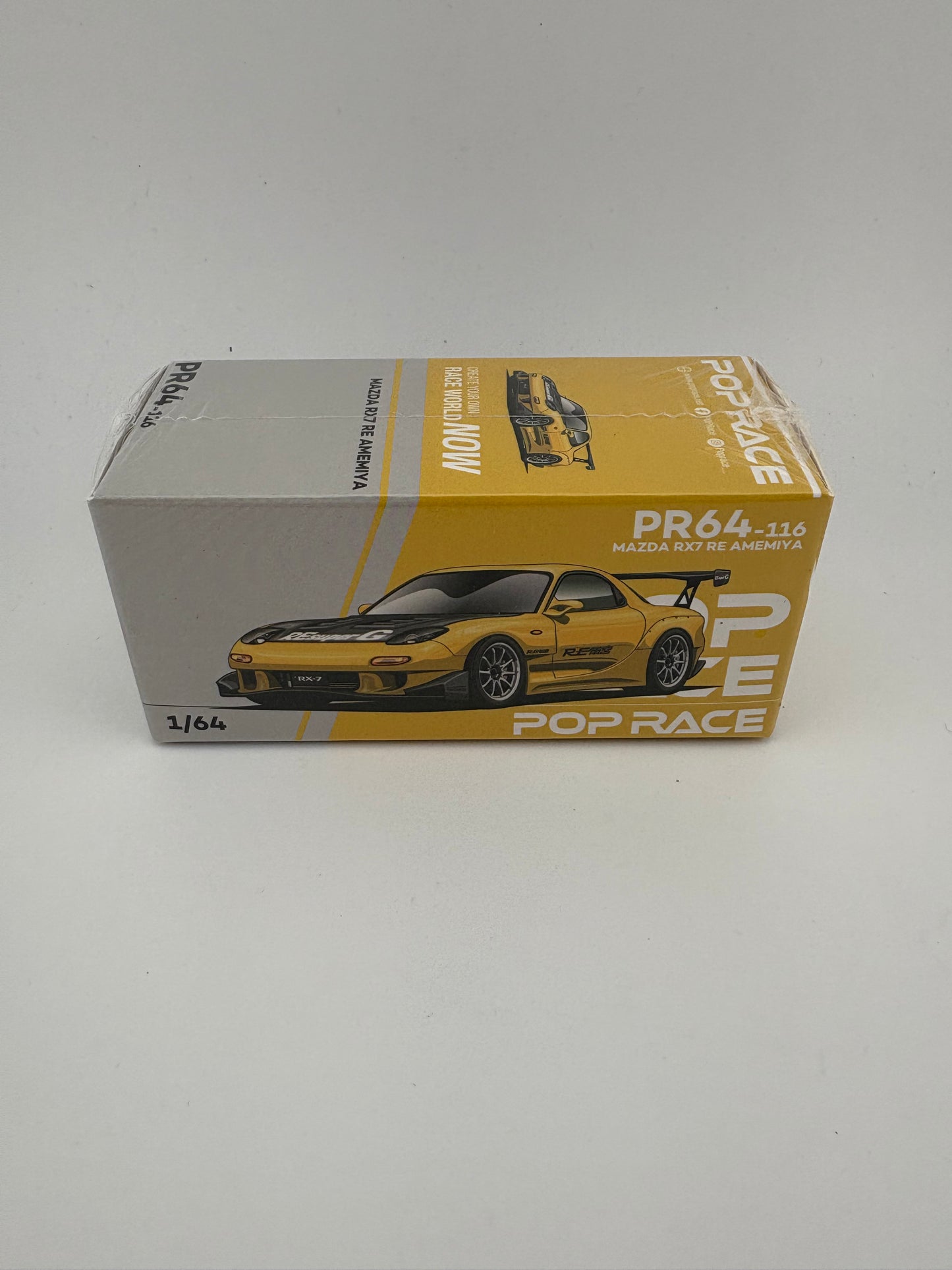 POP RACE – Mazda RX-7 RE Amemiya (Yellow)
